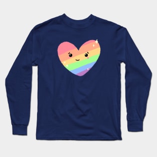 Rainbow Pride Heart Long Sleeve T-Shirt